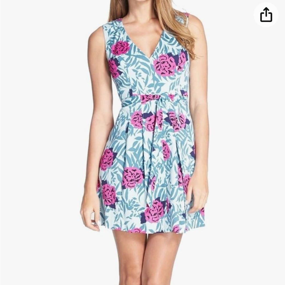 Plenty by Tracey Reese cotton dress with belt size 4